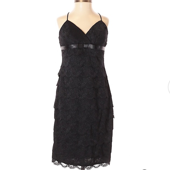 B Darlin Black Lace Dress - Picture 1 of 2